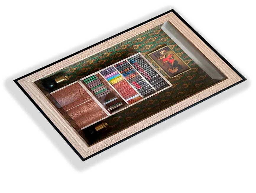 Handmade 3D shadow box miniature wall diorama roombox